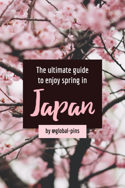 Pinterest Pin Template for a Travel Post