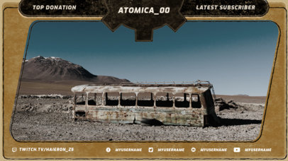 Twitch Overlay Template with Frame