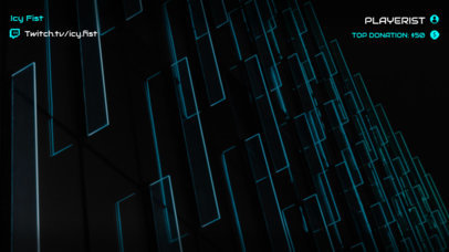 Minimalistic Twitch Overlay Template for Gamers 1068d