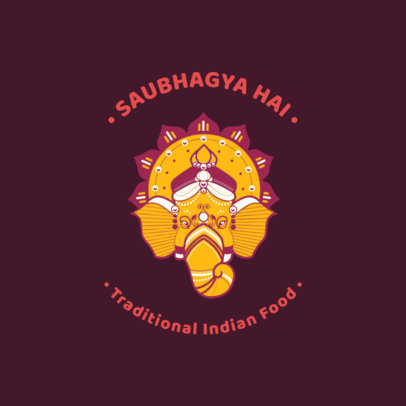 Traditional Indian Food Restaurant Logo Maker