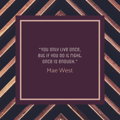 Instagram Post Maker for a Quote