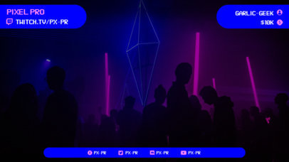 Twitch Overlay Maker with Pixelated Font 1068e