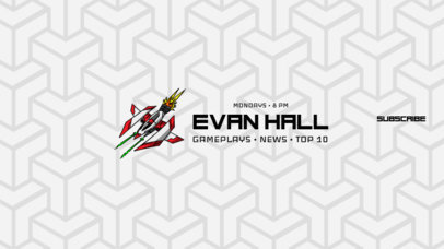 Simple Gaming YouTube Channel Banner Maker