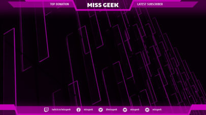 Twitch Overlay Maker for Gamer Girls 1070c