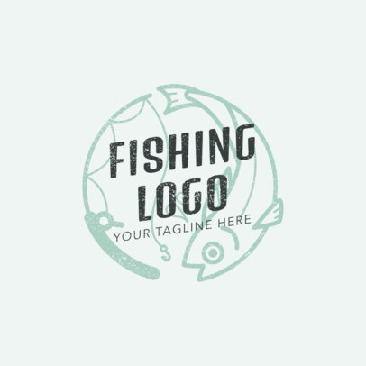Minimalistic Fishing Logo Maker