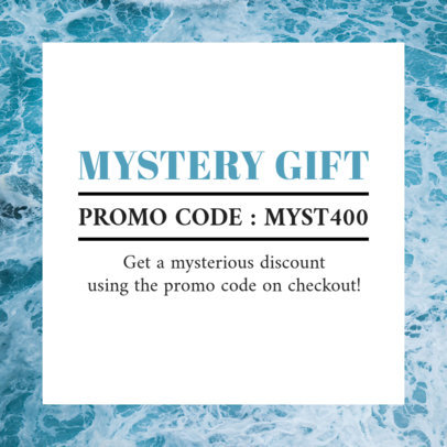 Promo Code Coupon Design Template