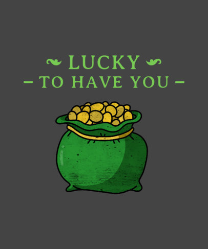 St. Patrick's Day T-Shirt Maker with Irish Luck Theme 