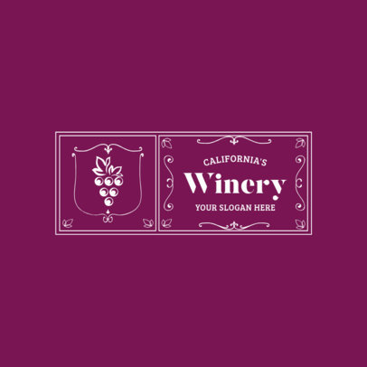 Badge Logo Maker for Winery Stores