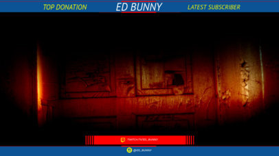 Twitch Overlay Template with Mysterious Vibes 1072c