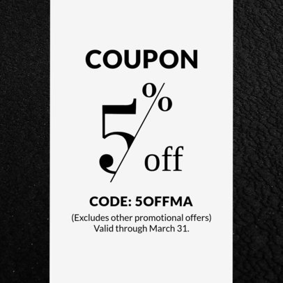 Coupon Design Maker for a Cool Discount Code