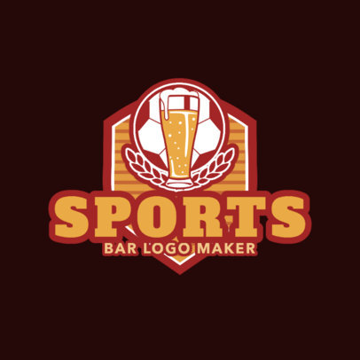 Sports Logo Maker with Badge and Graphic