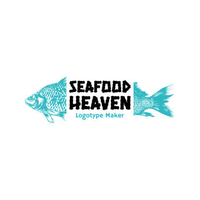 Seafood Logo Maker with a Minimalistic Design