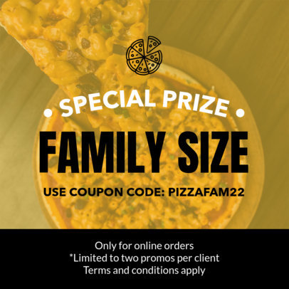 Pizza Coupon Design Template