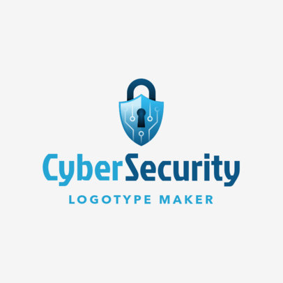 Minimalistic Cyber Security Logo Maker