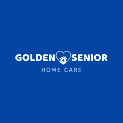 Senior Home Health Care Logo Template
