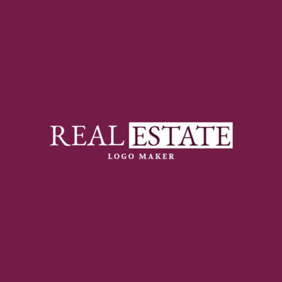 Elegant Real Estate Business Logo Design Maker