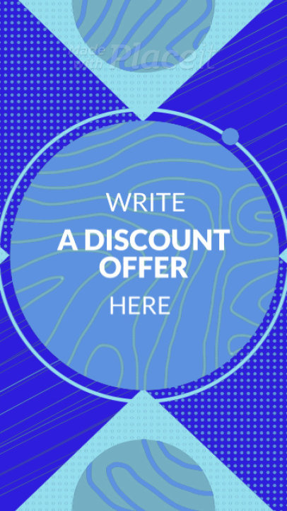 Dynamic Instagram Story Video Maker for Discount Promo Videos