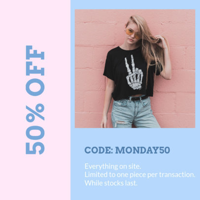 Coupon Design Maker for an Online Discount Offer