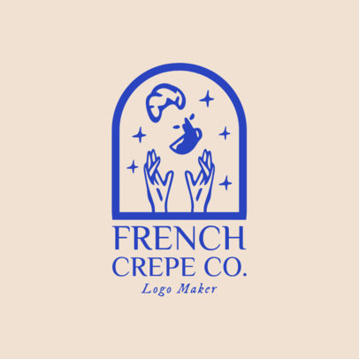French Food Logo Maker for an Elegant Restaurant