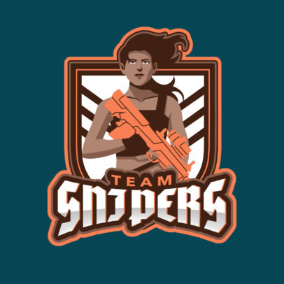 eSports Logo Creator for a Shooting Game Team