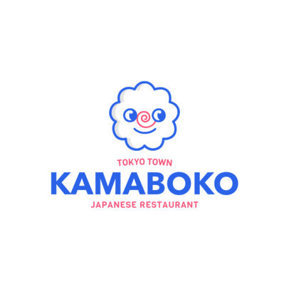 Japanese Restaurant Logo Maker with a Silly Character