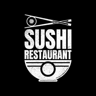 Modern Logo Maker for a Sushi Restaurant 
