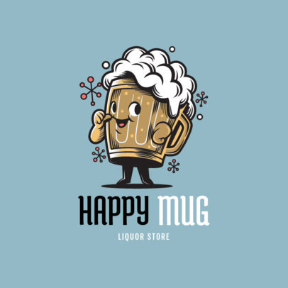Cartoonish Logo Maker for a Liquor Store 