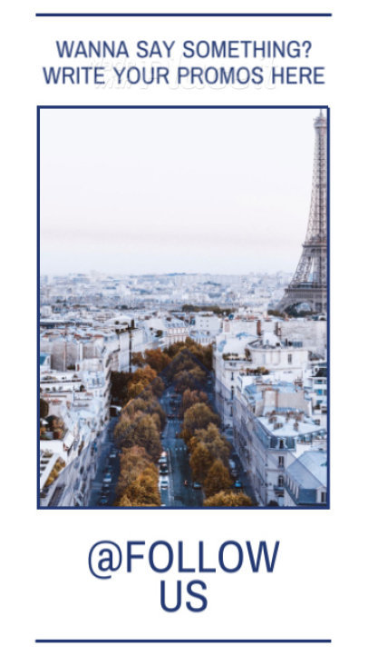 Instagram Story Video Maker for a Promo Announcement