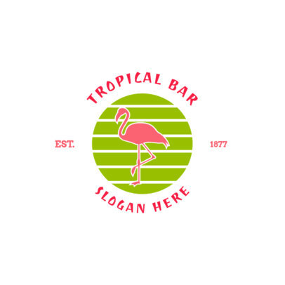 Tropical Bar Logo Maker