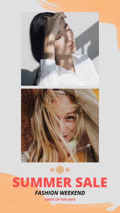 Instagram Story Template for Summer Sales