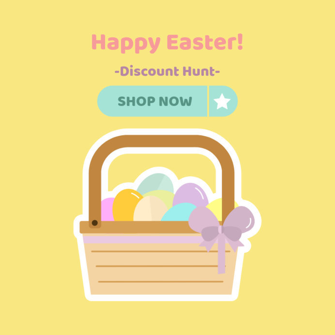 Online Banner Maker for Online Easter Sales