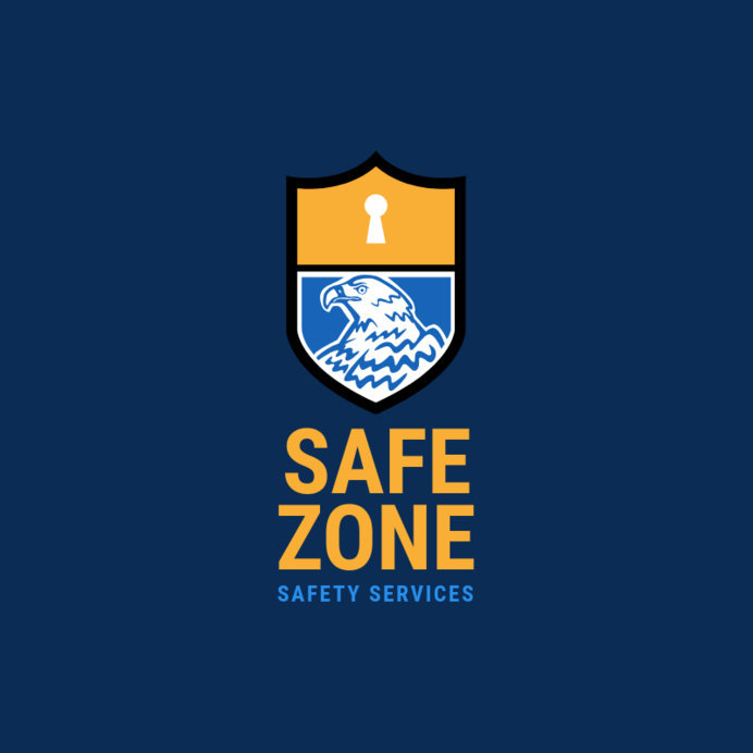 Security Logo Maker with Eagle Icon 