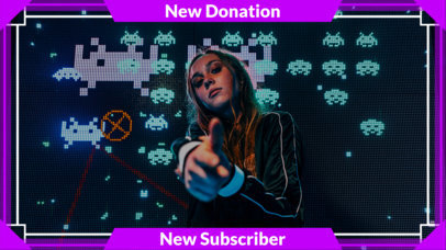 Simple Twitch OBS Webcam Frame Template