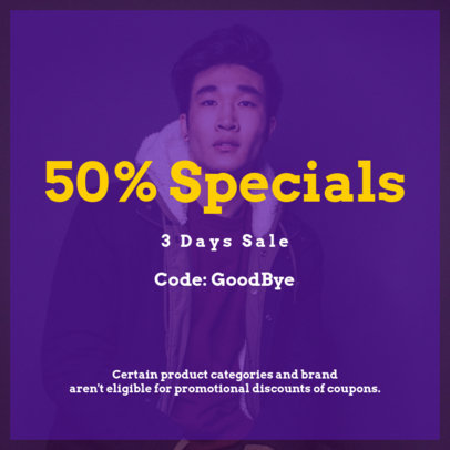 Cool Coupon Design Template for a Special Sale 