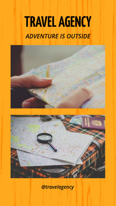 Bold Instagram Story Template for Travel Agencies