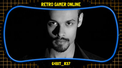 Webcam Frame OBS Overlay Maker with Retro Frame