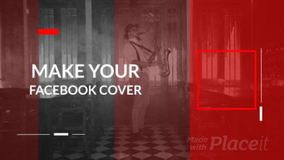 Facebook Cover Video Maker with Logo Motion Graphics