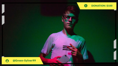 Basic Frame OBS Overlay Template 1196a