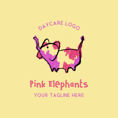 Day Care Logo Maker with Cute Animal Illustrations