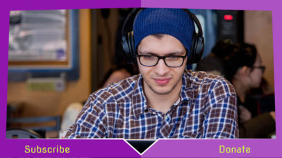 OBS Overlay Maker for a Gameplay Streamer 1198b 