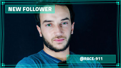 Simple OBS Webcam Frame Template