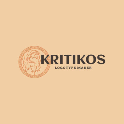 Greek Restaurant Logo Maker with Greek Illustration