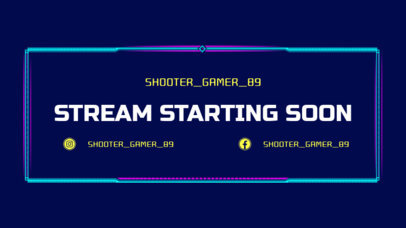 Twitch Stream Starting Soon Overlay Maker