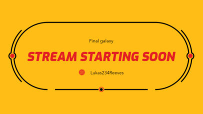 Overlay Maker for a Twitch Starting Screen