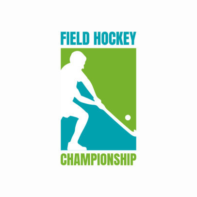 Field Hockey Logo Maker for Championships