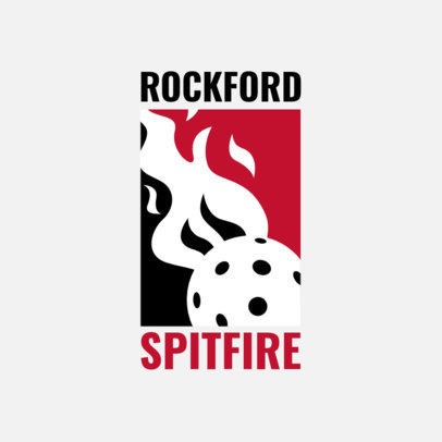 Field Hockey Logo Maker with Hockey ball Clipart