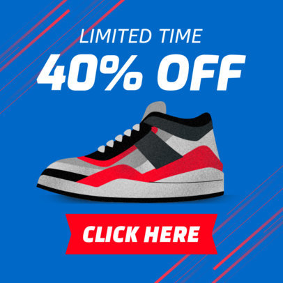Online Banner Generator for a Sneaker Sale