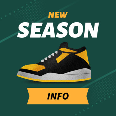 New Season Tennis Shoes Online Ad Banner Maker 538d