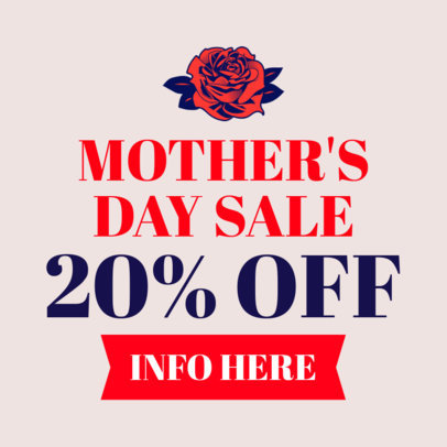 Mother's Day Discount Banner Maker