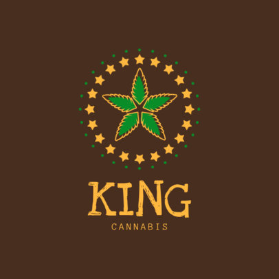 Cannabis Logo Maker with Weed Graphic